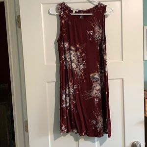 Maurices red and floral dress